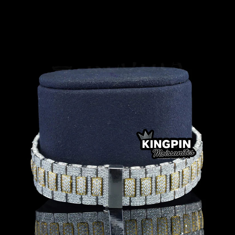 Patek Philippe Fully Iced Nautilus Gold Moissanite