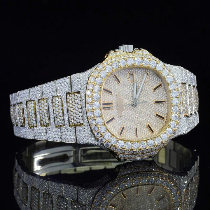 Patek Philippe Yellow Moissanite Watch