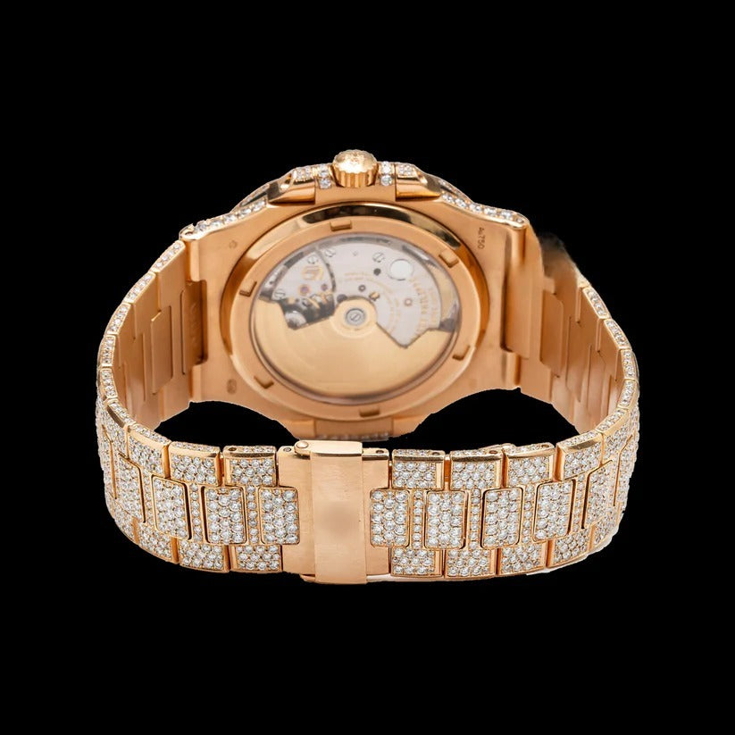 Patek Philippe Gold Moissanite Watch