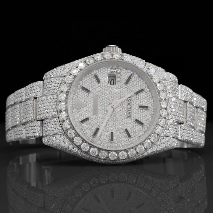 Rolex Moissanite Iced Out Watch