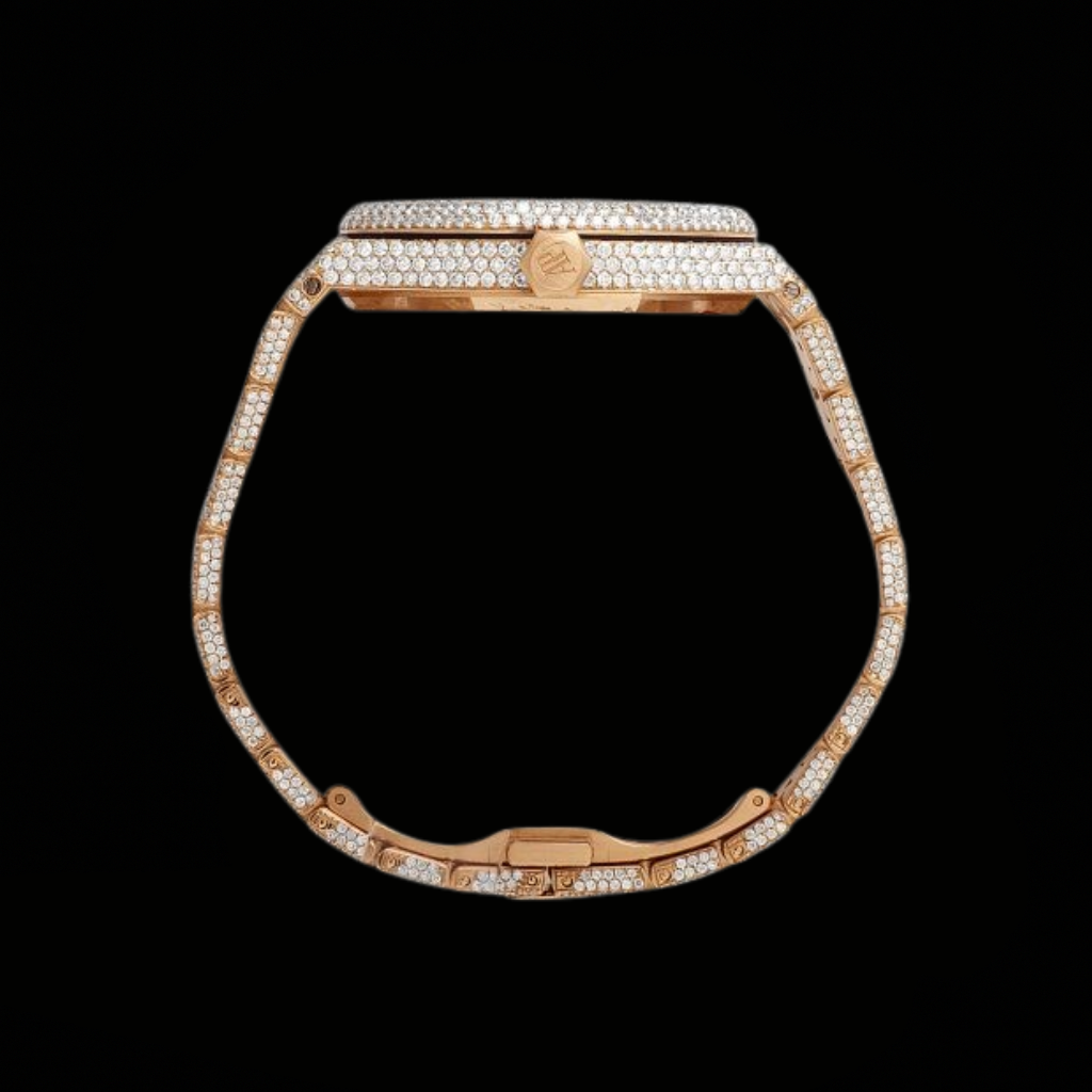 Ap Moissanite Yellow Two Tone Watch