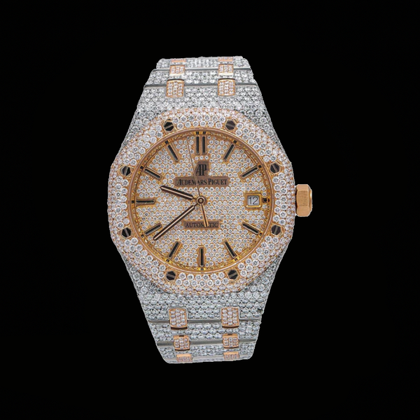 Ap Moissanite Two Tone Watch