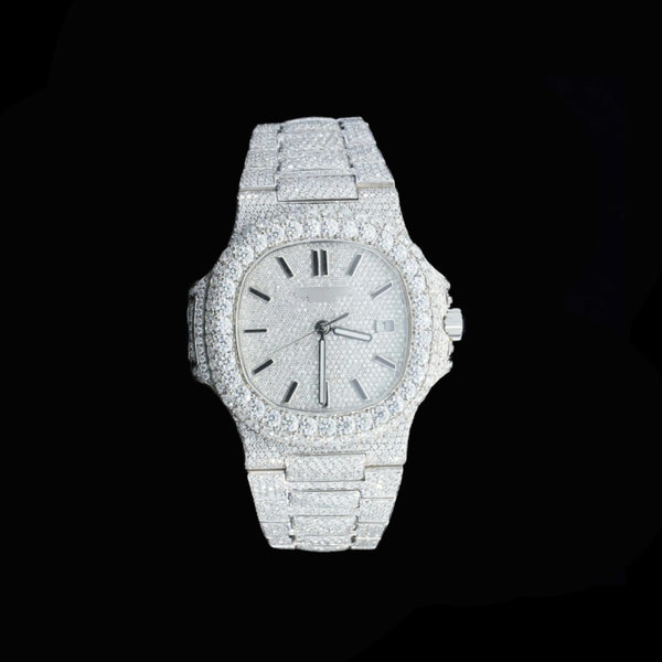 Patek Philippe Moissanite Iced Out Watch