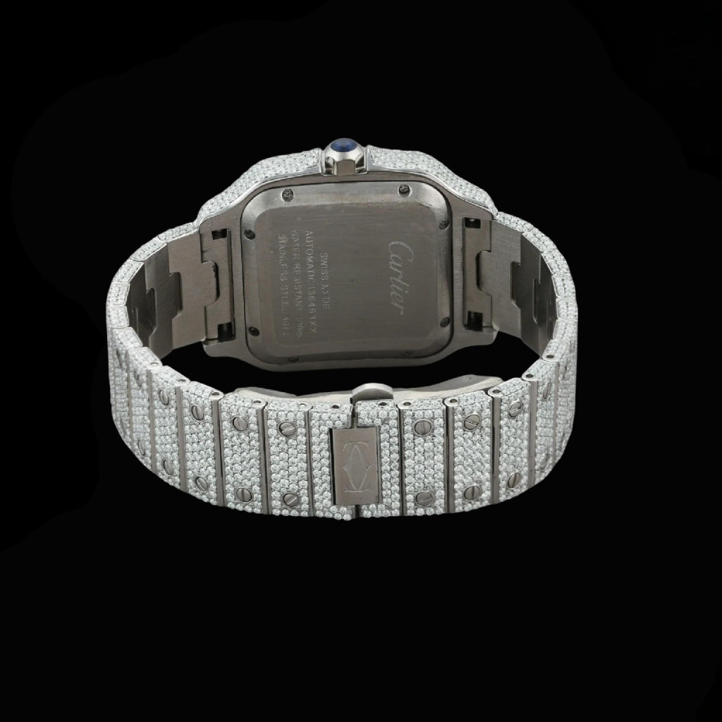 Cartier Moissanite Two Tone Moissanite Watch