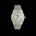 Arabic Dial Bustdown Moissanite Watch