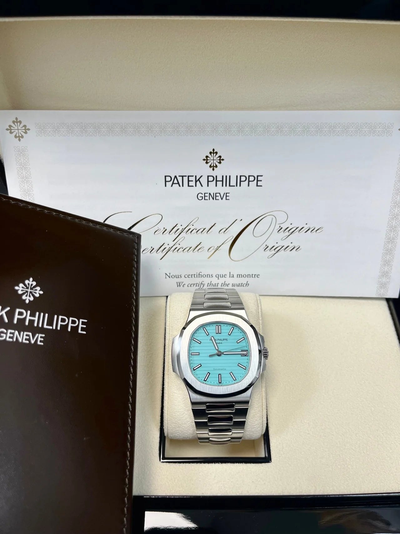 patek philippe nautilus tiffany blue