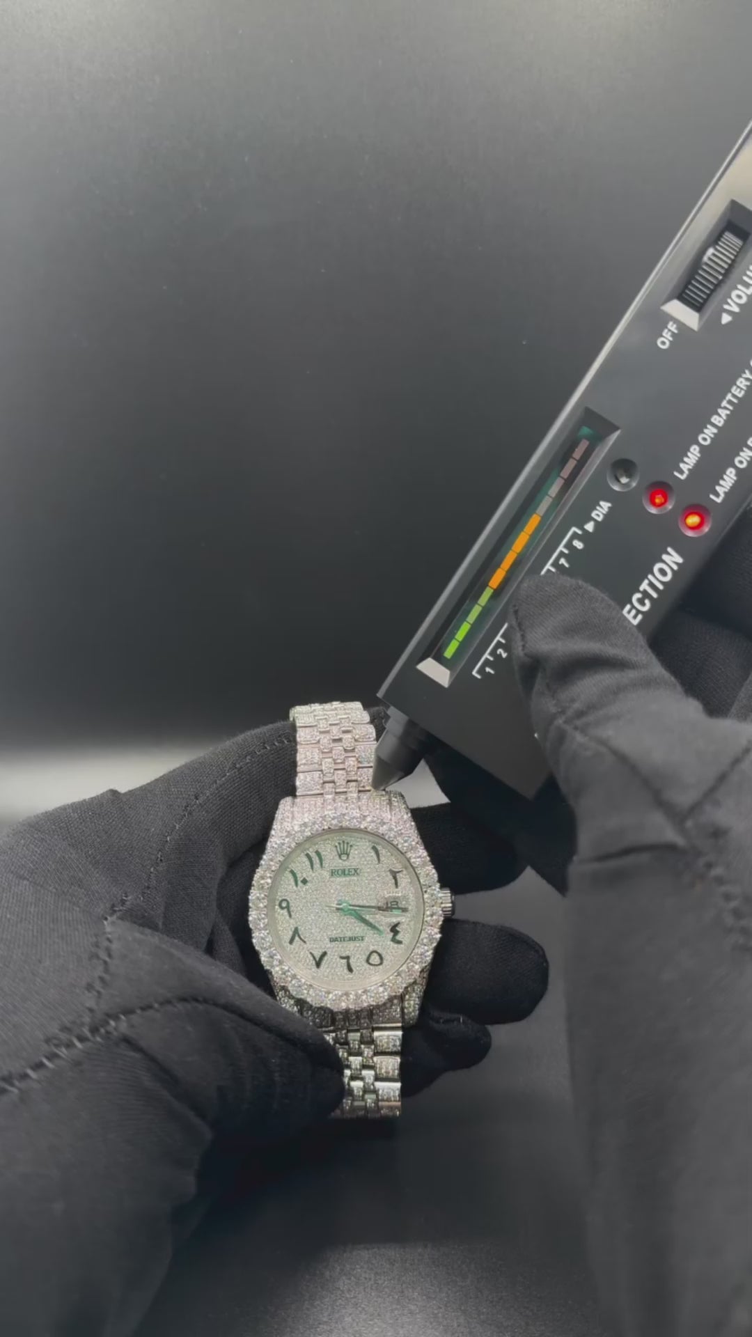 Rolex Arabic Dial Bustdown