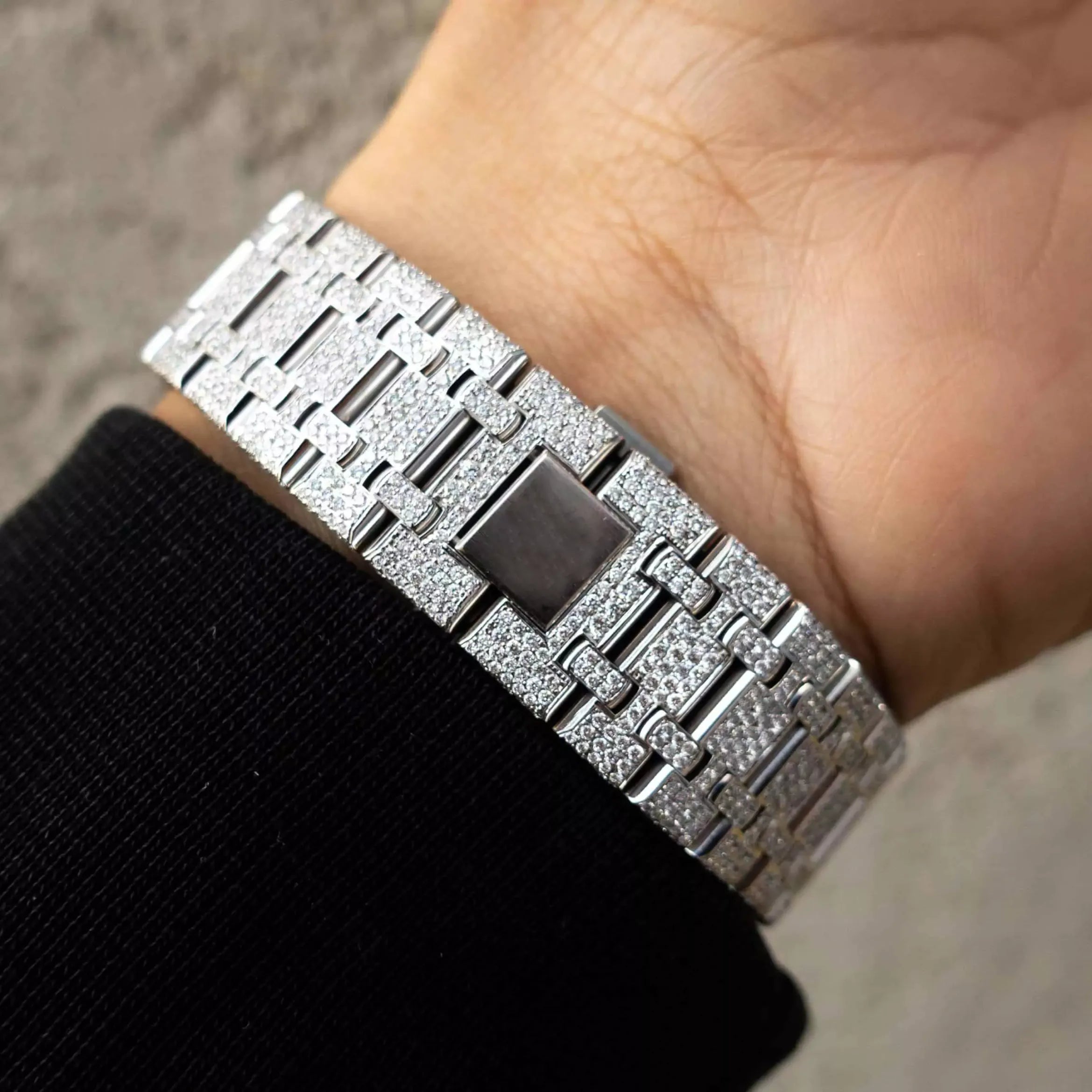 Ap Skeleton Moissanite Iced Out Watch