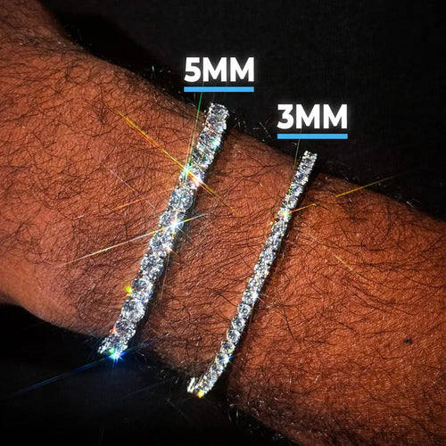 14K Gold VVS Moissanite Tennis Bracelet