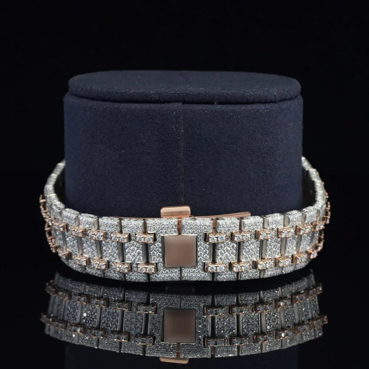 Ap Moissanite Gold Chronograph